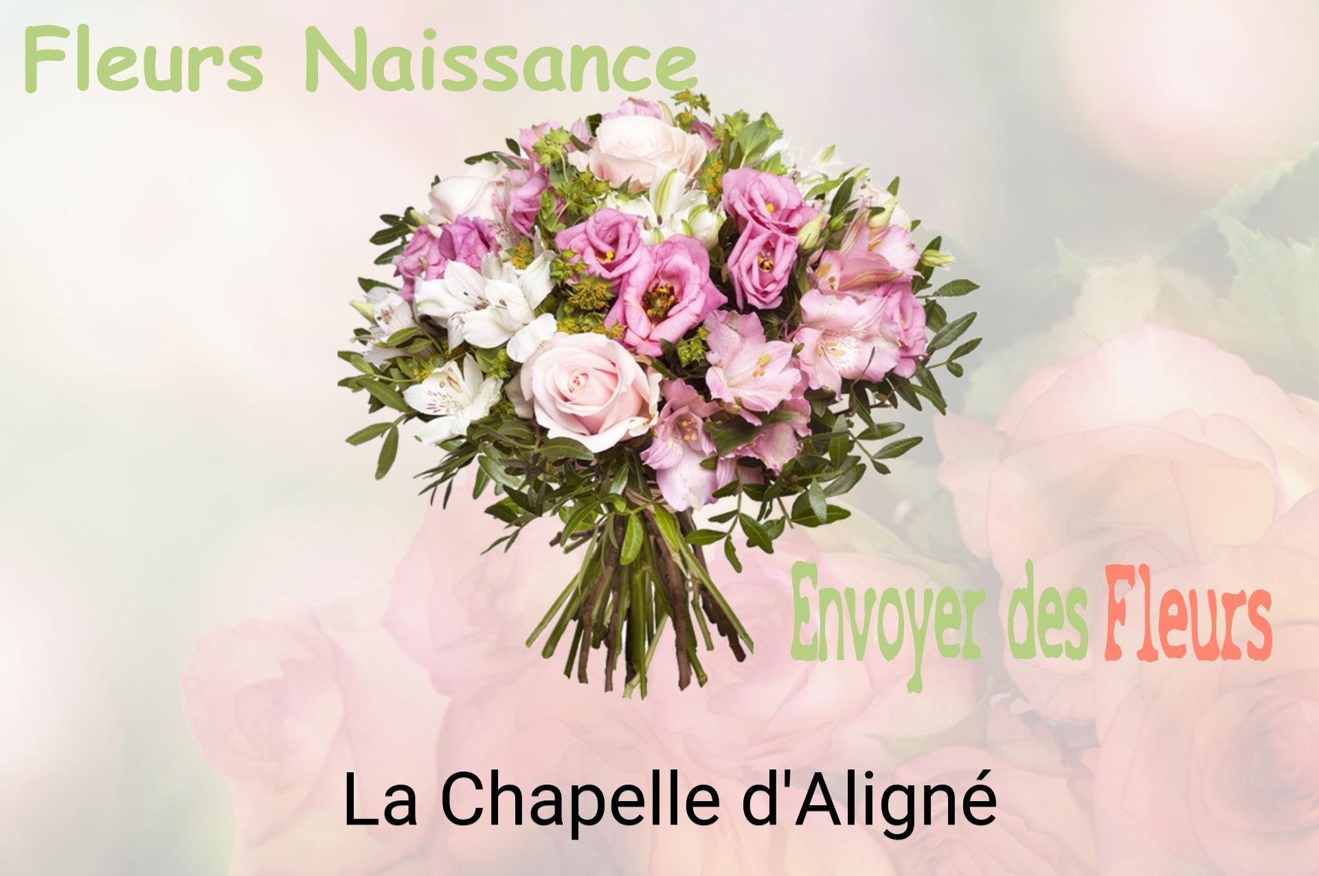 Bouquet de fleurs de naissance livré à La Chapelle-d'Aligné